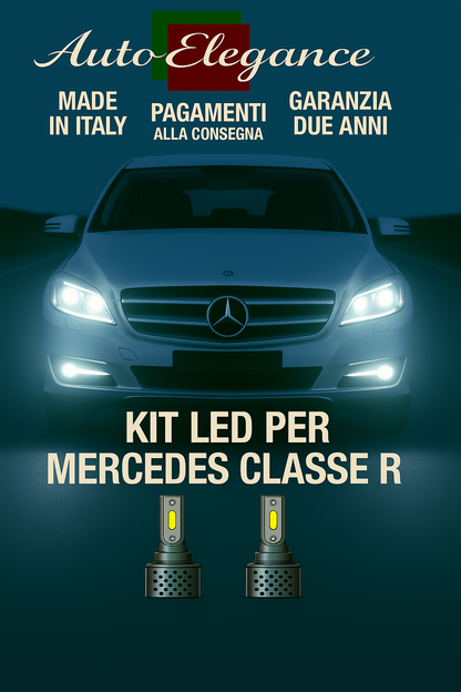 🔥KIT LED D3S 6000K BIANCO CANBUS – Anabbaglianti per Mercedes-Benz Classe R🔥