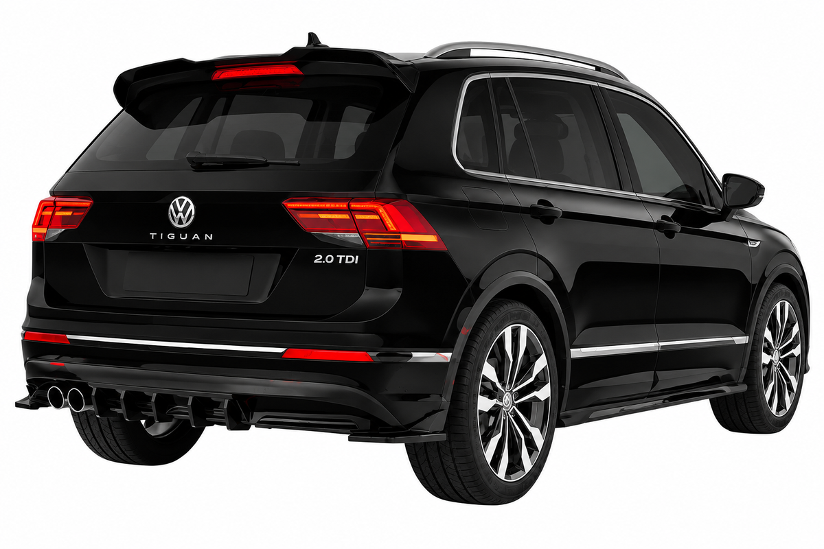 👉Splitters posteriore laterale adatto per VW Tiguan R-Line Mk2 2015-2020👈