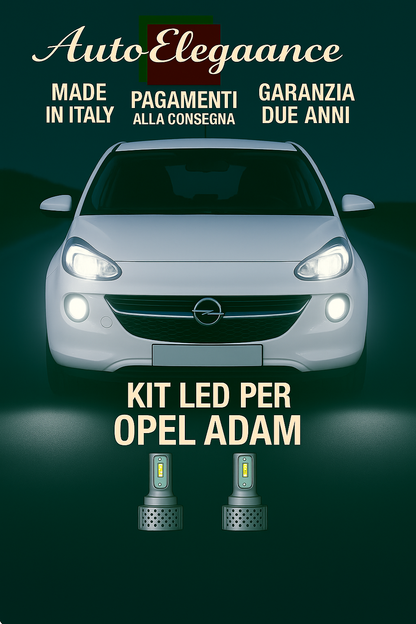 🔥KIT LED D3S 6000K BIANCO CANBUS – Anabbaglianti per Opel Adam🔥