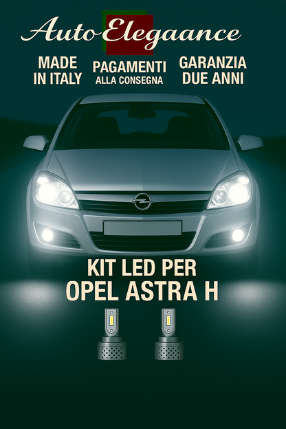 🔥KIT LED D3S 6000K BIANCO CANBUS – Anabbaglianti per Opel Astra H🔥