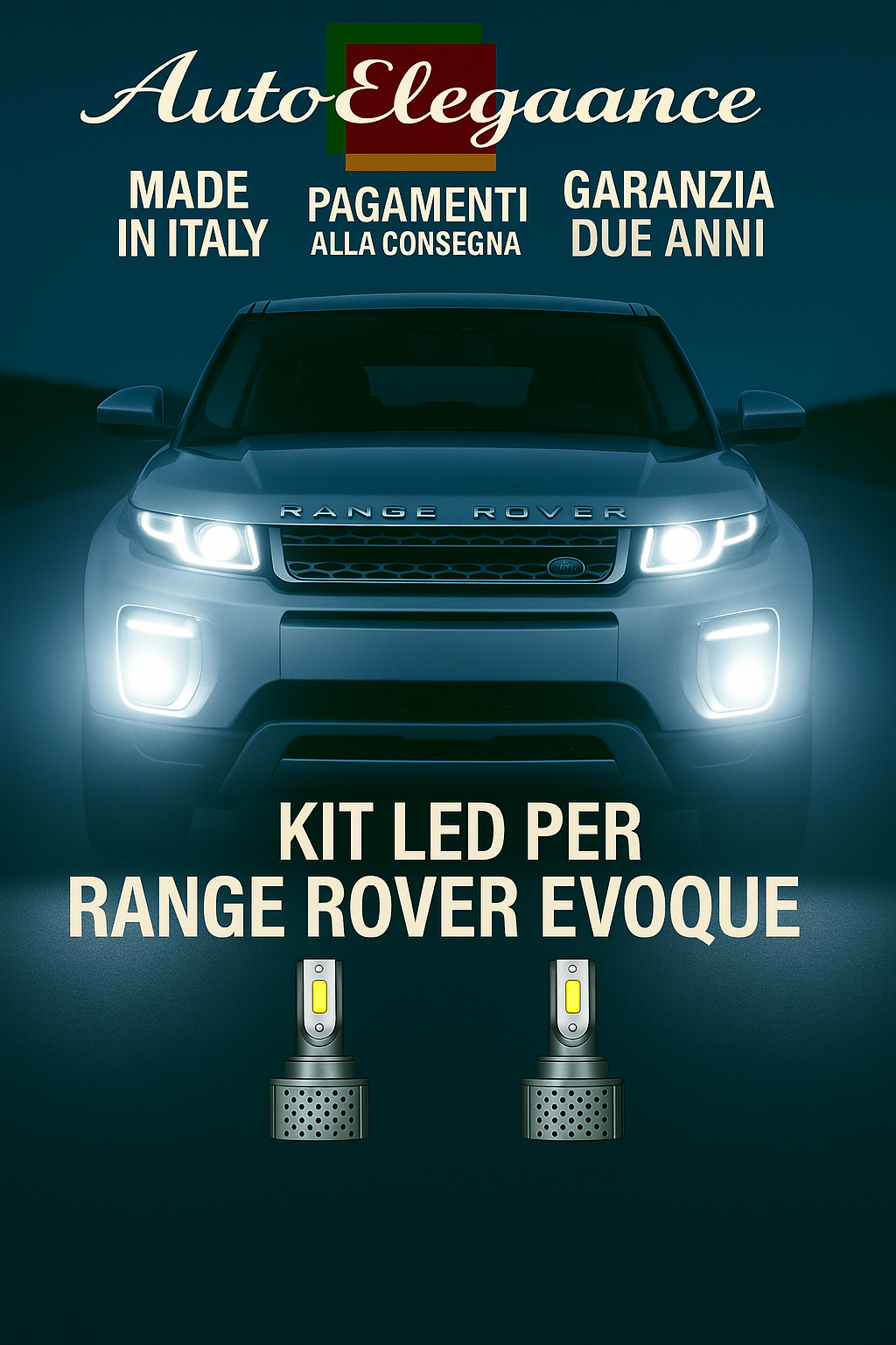 KIT LED D3S 6000K BIANCO CANBUS – Anabbaglianti per Range Rover Evoque