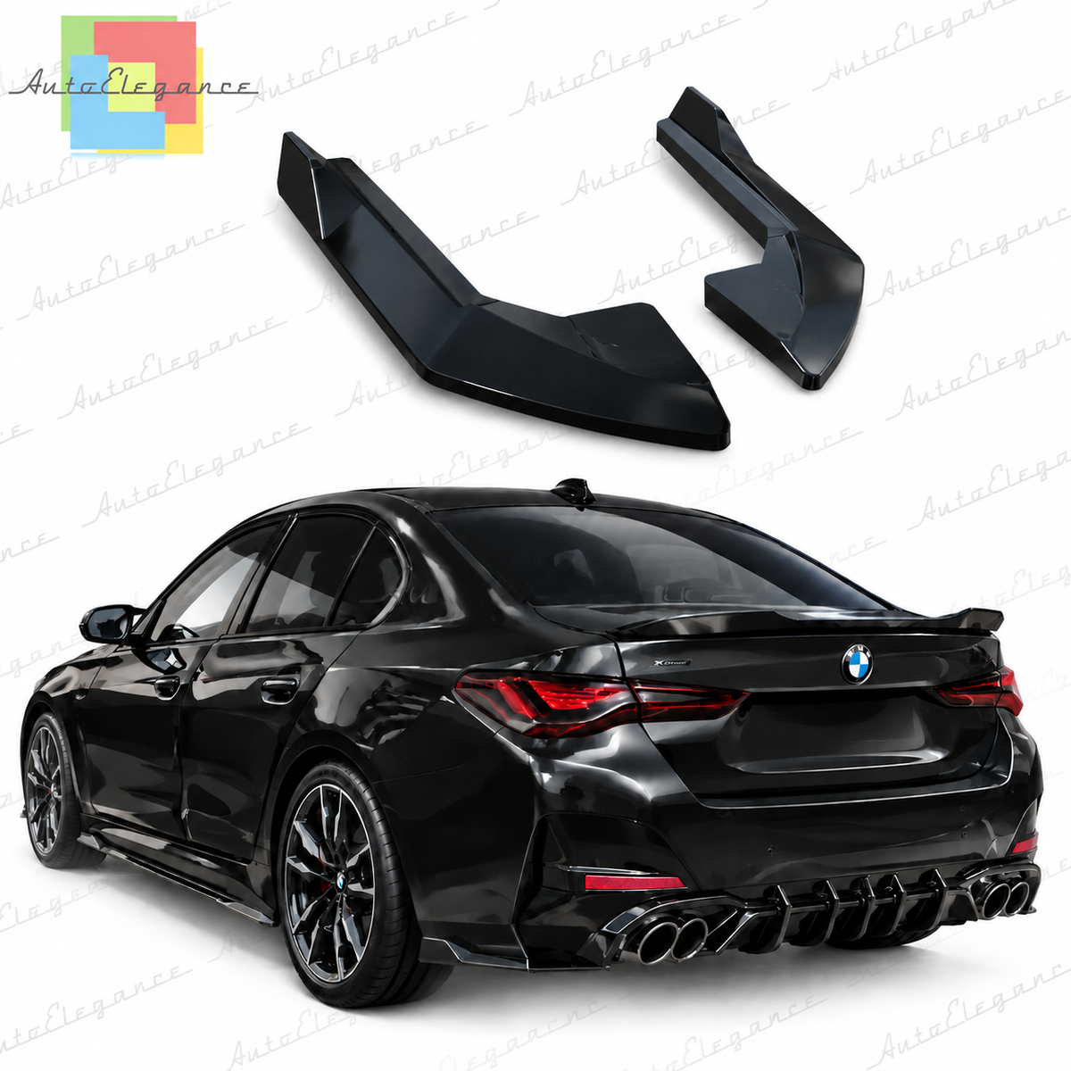 👉Splitter posteriore laterale adatto per BMW Serie 4 G26 Gran Coupè (2021+)👈