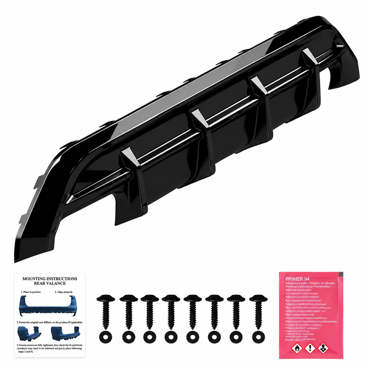💕ART.7552 Diffusore AUDI A3 S-Line/S3 8Y (Sportback) Facelift 2025+💕