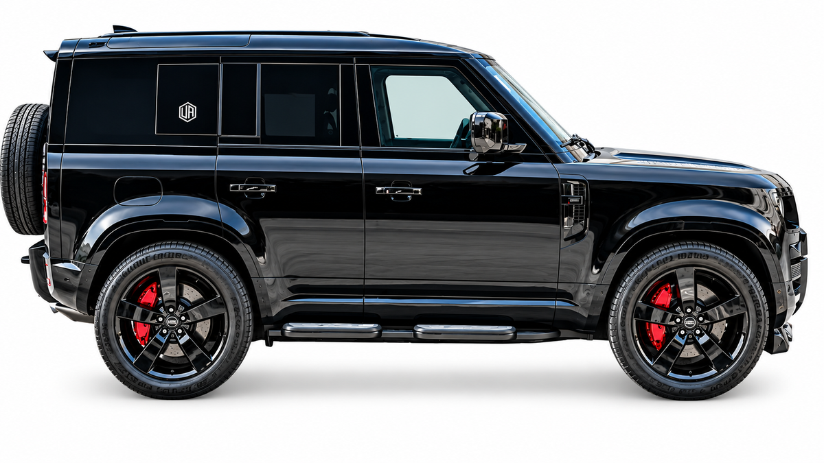 💕COPRI PINZE FRENO IN ALLUMINIO ROSO PER LAND ROVER DEFENDER 2020-2026💕