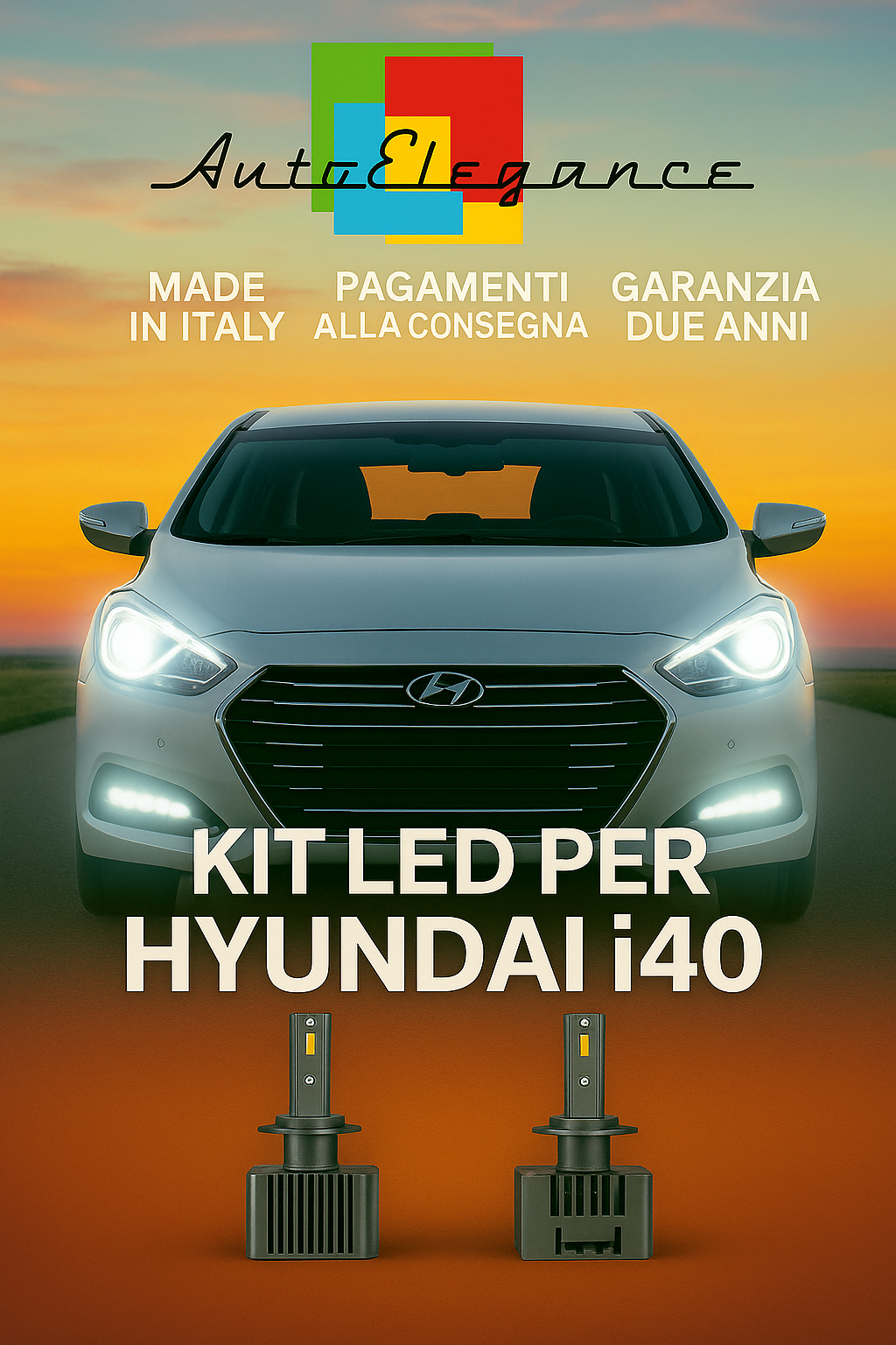 🔥KIT LED D3S 6000K Anabbaglianti per Hyundai i40 | Bianco CANBUS🔥