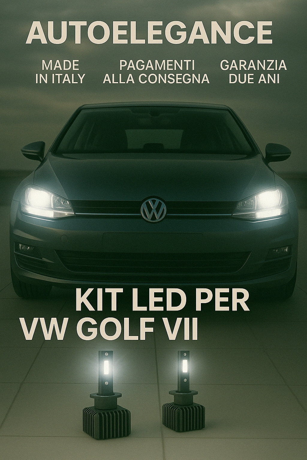 🔥KIT LED D3S 6000K Anabbaglianti per VW Golf VII | Bianco CANBUS🔥