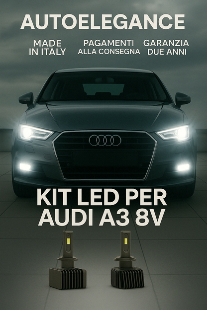 💫KIT LED D5S 6000K Anabbaglianti per Audi A3 8V | Bianco CANBUS💫