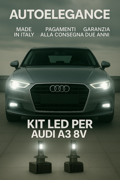 💫KIT LED D3S 6000K Anabbaglianti per Audi A3 8V / Sportback | Bianco CANBUS💫