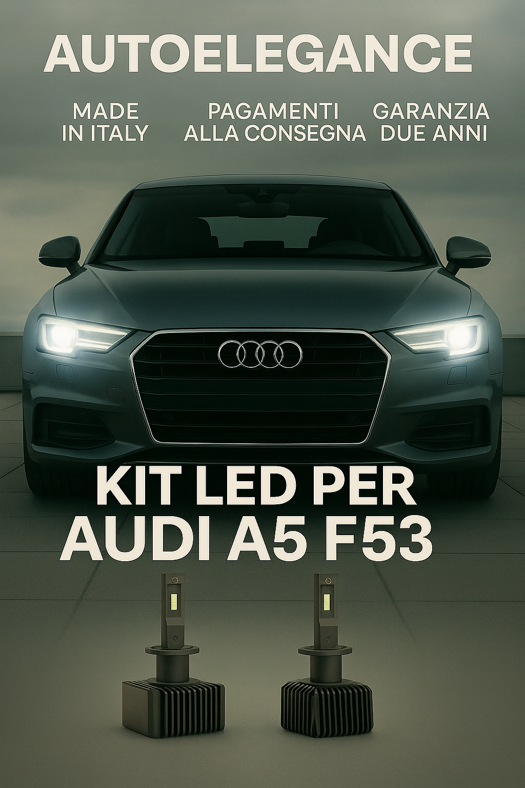 💫KIT LED D5S 6000K Anabbaglianti per Audi A5 F53 | Bianco CANBUS💫