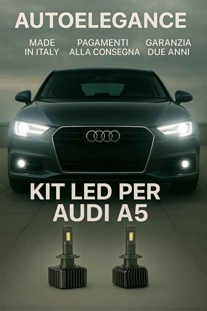 💫KIT LED D3S 6000K Anabbaglianti per Audi A5 Cabrio | Bianco CANBUS💫