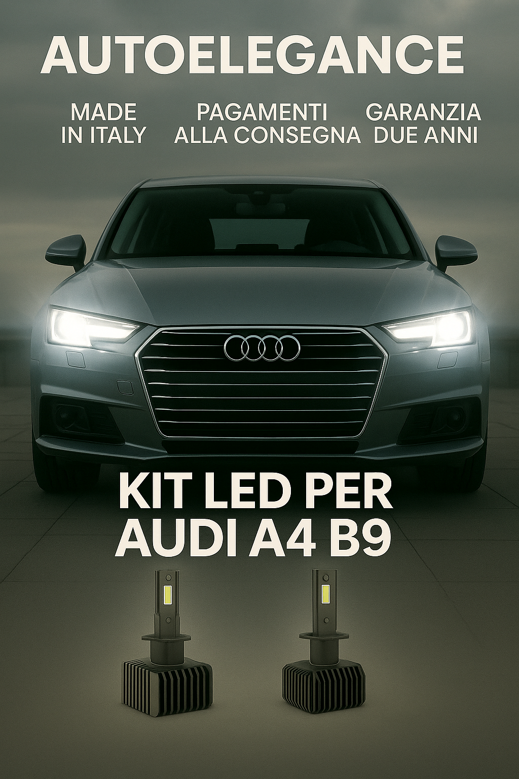 💫KIT LED D5S 6000K Anabbaglianti per Audi A4 B9 | Bianco CANBUS💫
