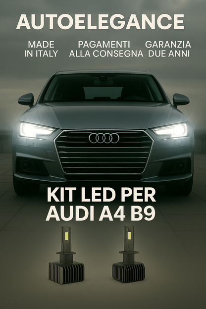 💫KIT LED D5S 6000K Anabbaglianti per Audi A4 B9 | Bianco CANBUS💫