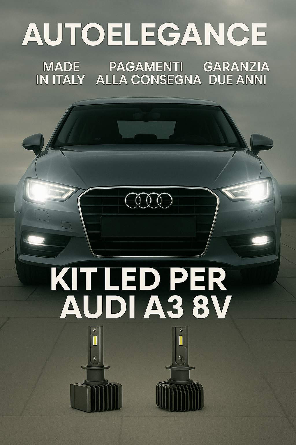 💫KIT LED D5S 6000K Anabbaglianti per Audi A3 8V | Bianco CANBUS💫