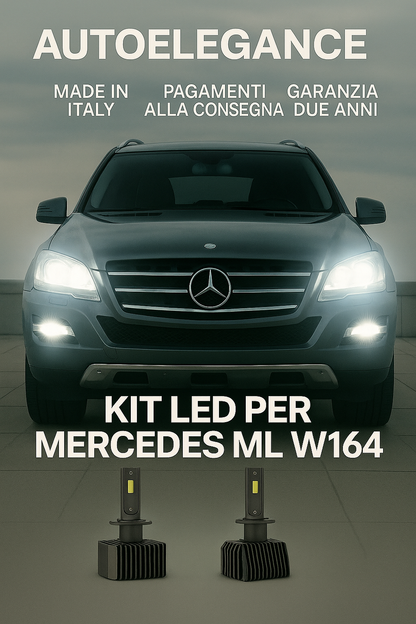 💫KIT LED D1S 6000K Anabbaglianti per Mercedes-Benz ML W164 | Bianco CANBUS💫