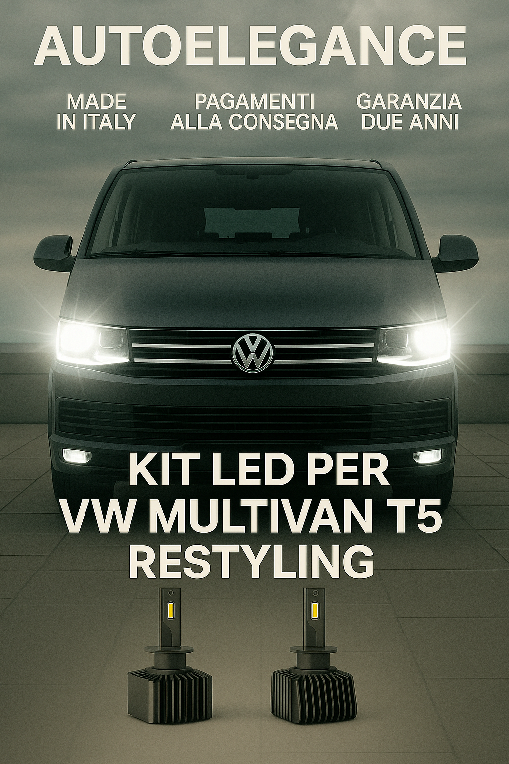 💫KIT LED D3S 6000K Anabbaglianti per VW Multivan T5 Restyling | Bianco CANBUS💫