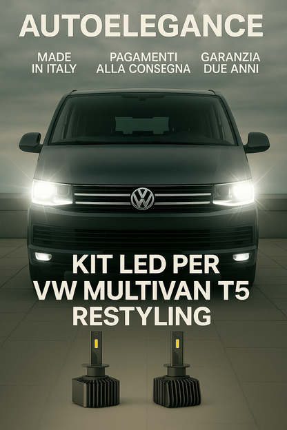 💫KIT LED D3S 6000K Anabbaglianti per VW Multivan T5 Restyling | Bianco CANBUS💫