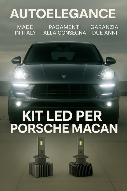 💫KIT LED D3S 6000K Anabbaglianti per Porsche Macan | Bianco CANBUS💫