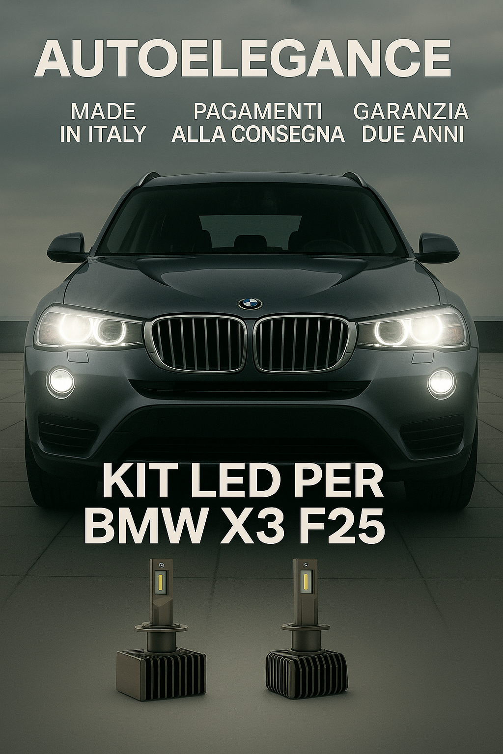 💫KIT LED D1S 6000K Anabbaglianti per BMW X3 F25 | Bianco CANBUS💫