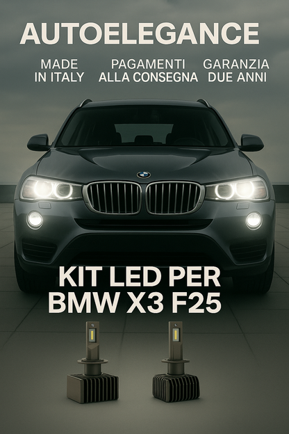 💫KIT LED D1S 6000K Anabbaglianti per BMW X3 F25 | Bianco CANBUS💫