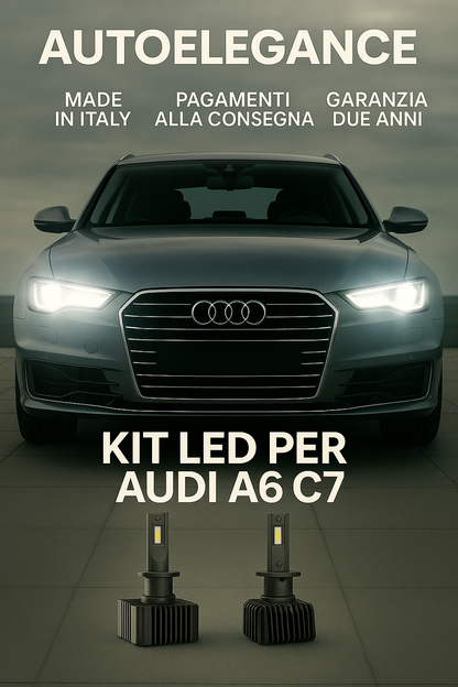💫KIT LED D3S 6000K Anabbaglianti per Audi A6 C7 | Bianco CANBUS💫 (Copia)