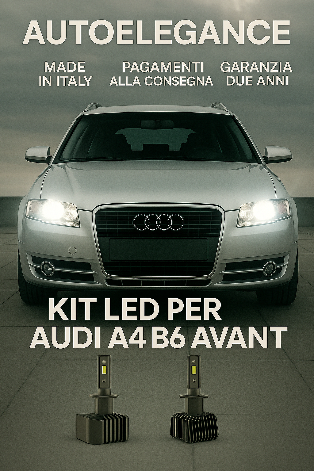 ⭐KIT LED D1S 6000K Anabbaglianti per Audi A4 B6 Avant | Bianco CANBUS⭐