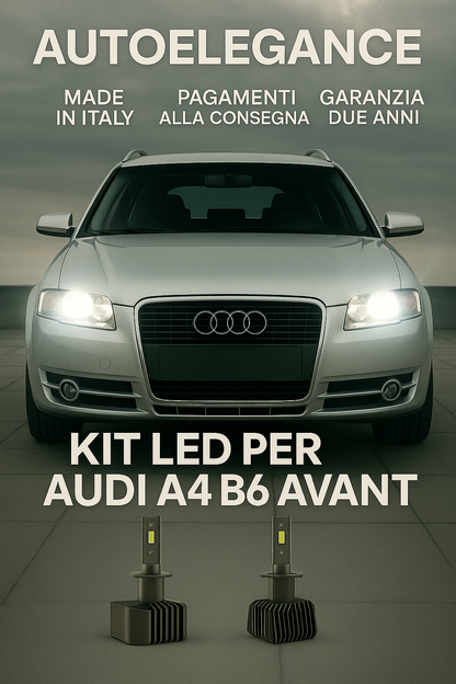 ⭐KIT LED D1S 6000K Anabbaglianti per Audi A4 B6 Avant | Bianco CANBUS⭐