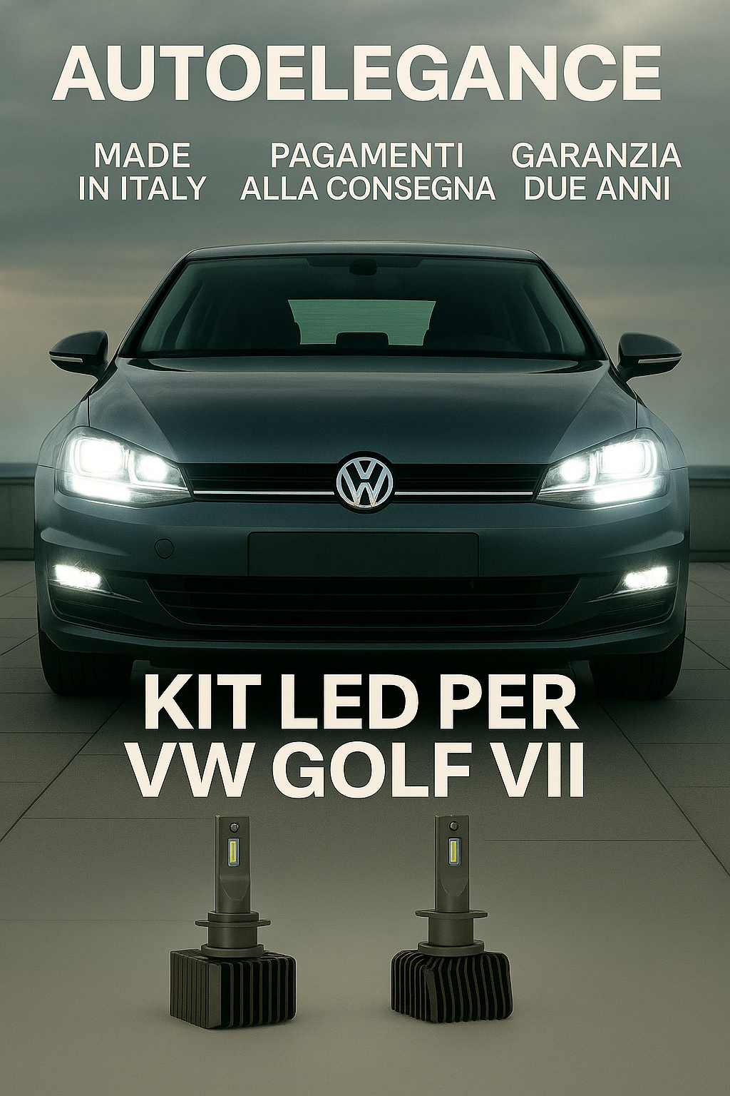 ⭐KIT LED D3S 6000K Anabbaglianti per VW Golf VII | Bianco CANBUS⭐