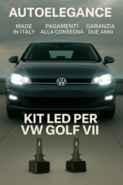 ⭐KIT LED D3S 6000K Anabbaglianti per VW Golf VII | Bianco CANBUS⭐