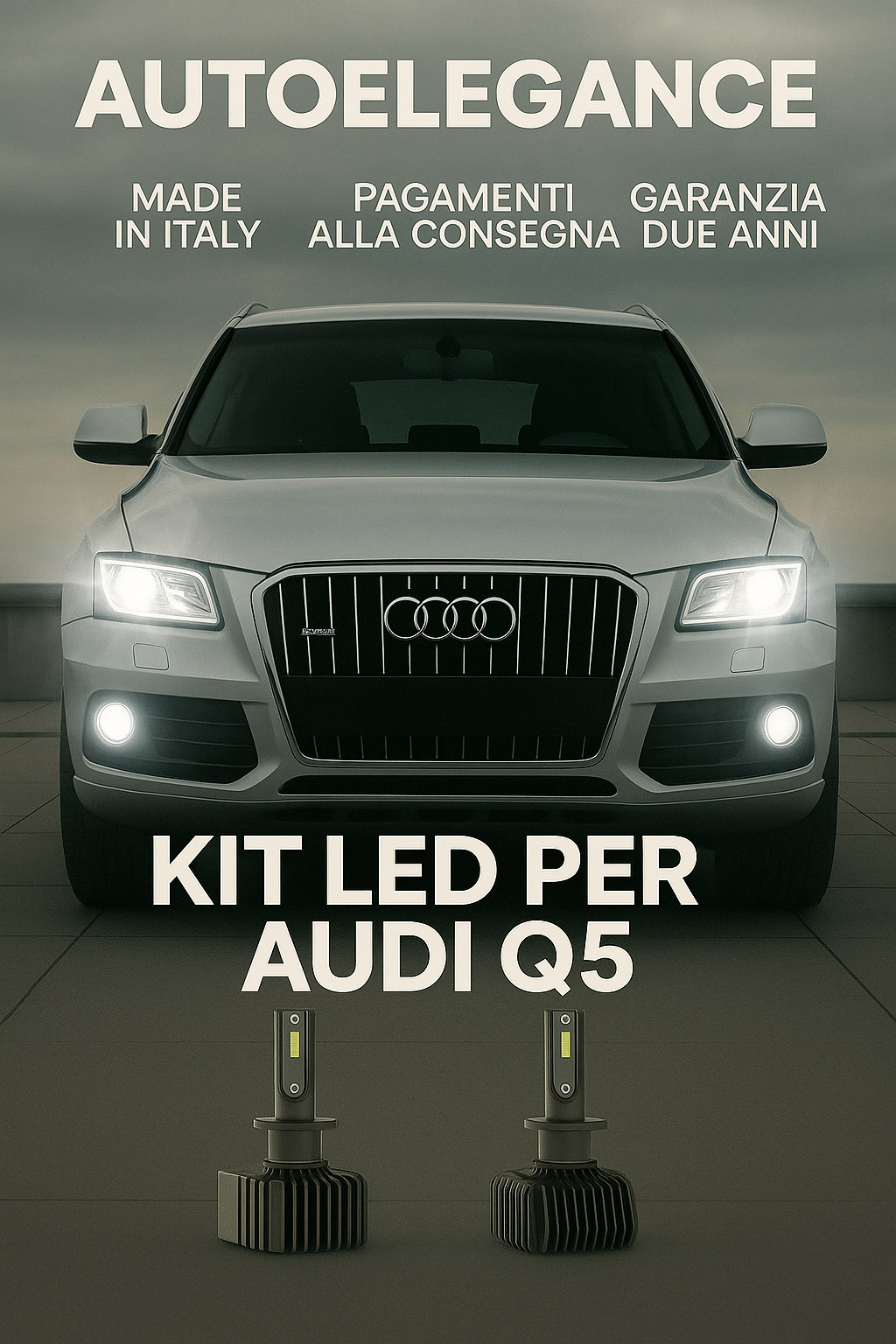 ⭐KIT LED D3S 6000K Anabbaglianti per Audi Q5 | Bianco CANBUS⭐