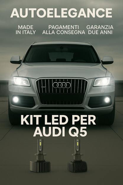 ⭐KIT LED D3S 6000K Anabbaglianti per Audi Q5 | Bianco CANBUS⭐