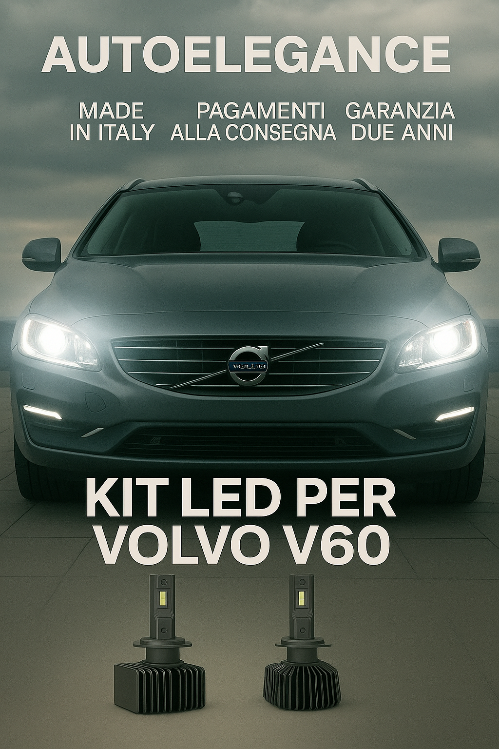 ⭐KIT LED D3S 6000K Anabbaglianti per Volvo V60 | Bianco CANBUS⭐