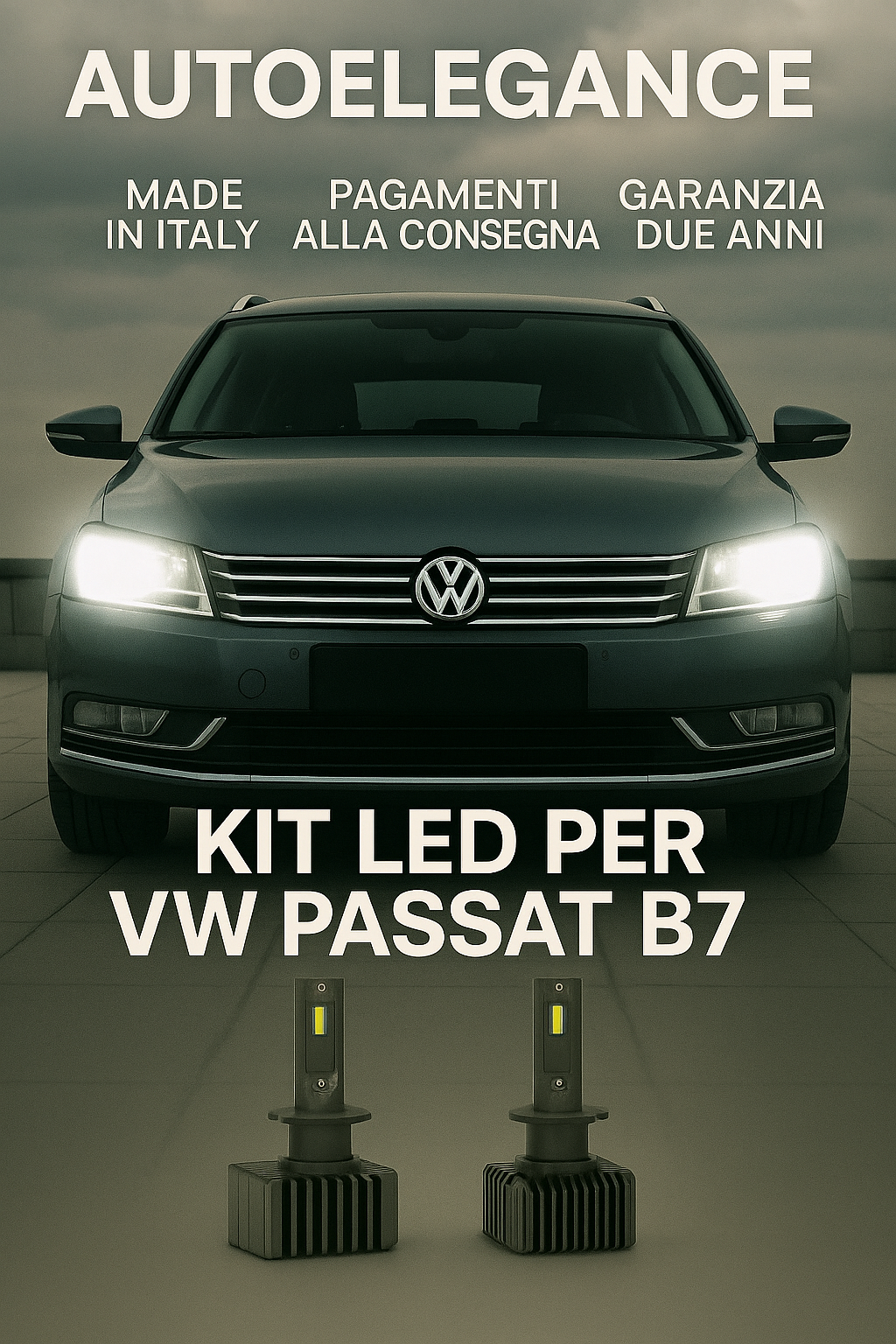⭐KIT LED D3S 6000K Anabbaglianti per VW Passat B7 | Bianco CANBUS⭐
