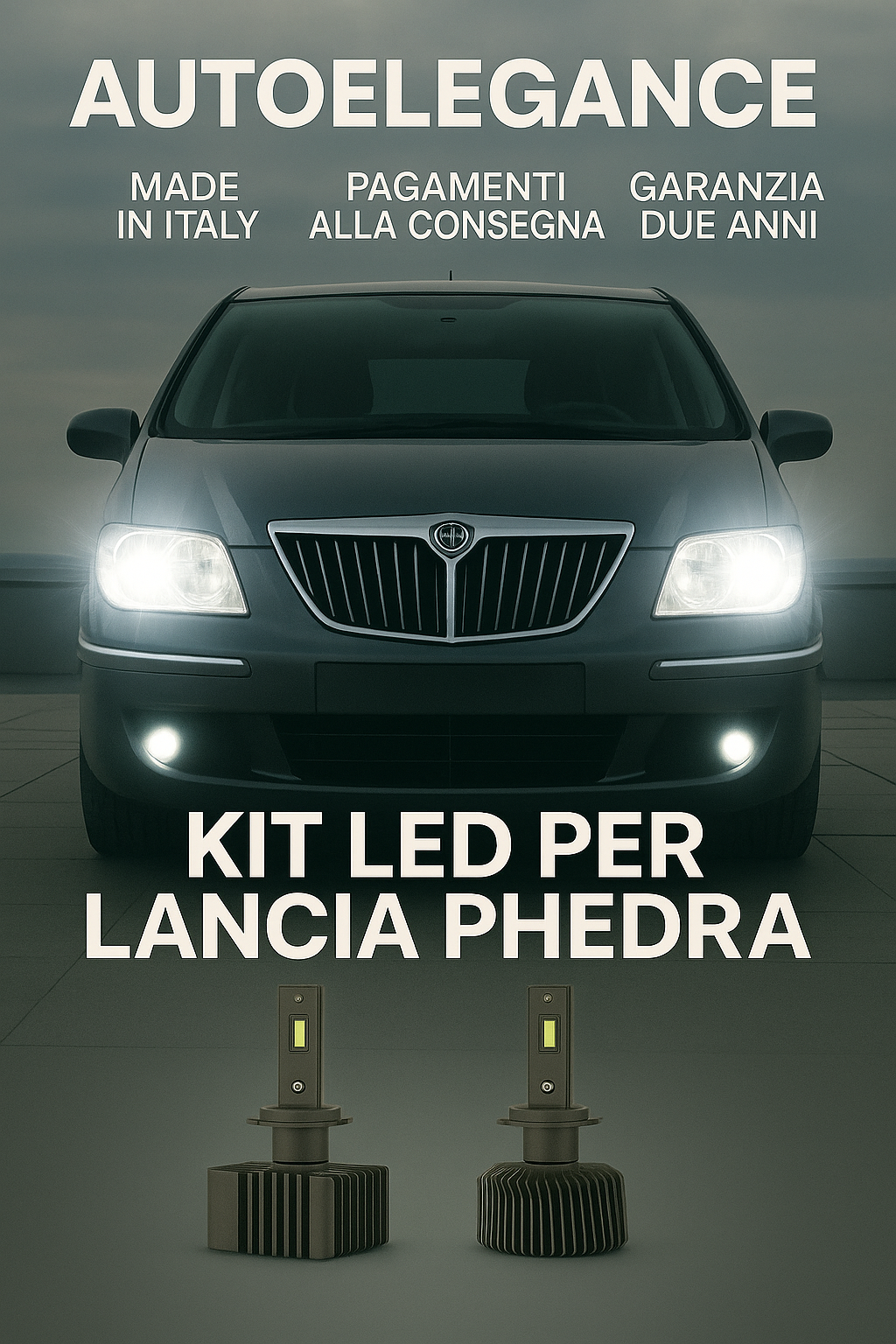 ⭐KIT LED D1S 6000K Anabbaglianti per Lancia Phedra | Bianco CANBUS⭐