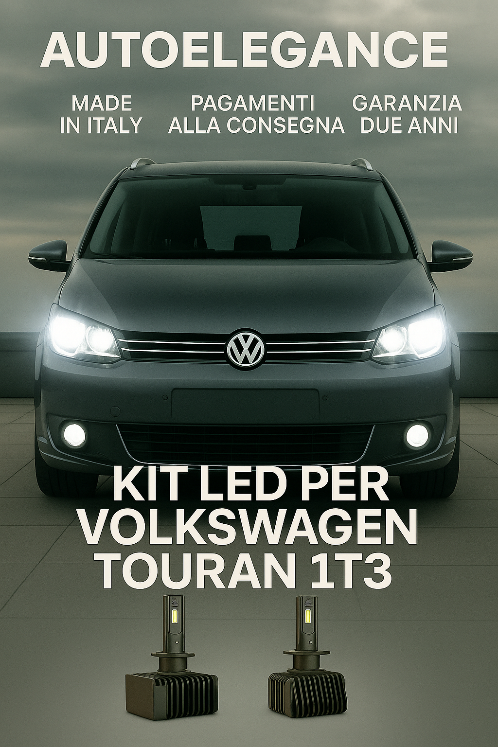 ⭐KIT LED D3S 6000K Anabbaglianti per VW Touran 1T3 | Bianco CANBUS⭐
