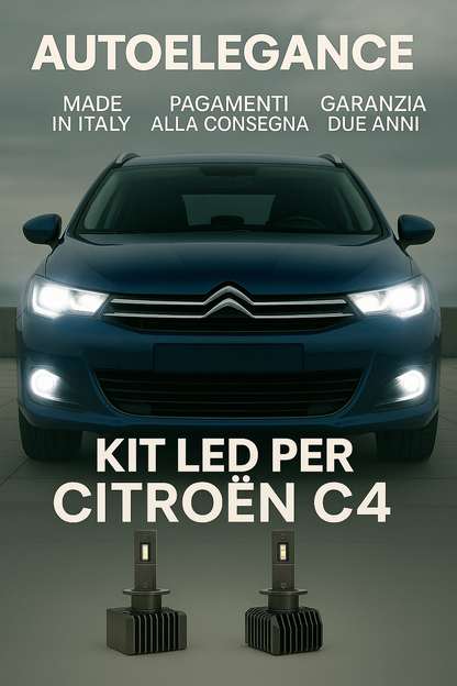 ⭐KIT LED D5S 6000K Anabbaglianti per Citroën C4 Spacetourer | Bianco CANBUS⭐