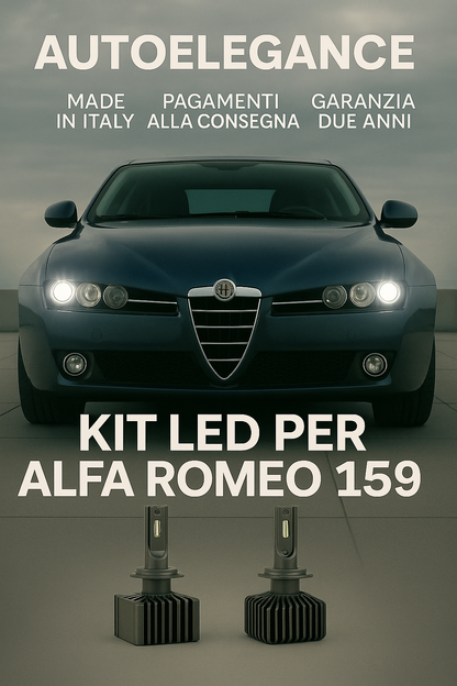 ⭐KIT LED D1S 6000K Anabbaglianti per Alfa Romeo 159 | Bianco CANBUS⭐