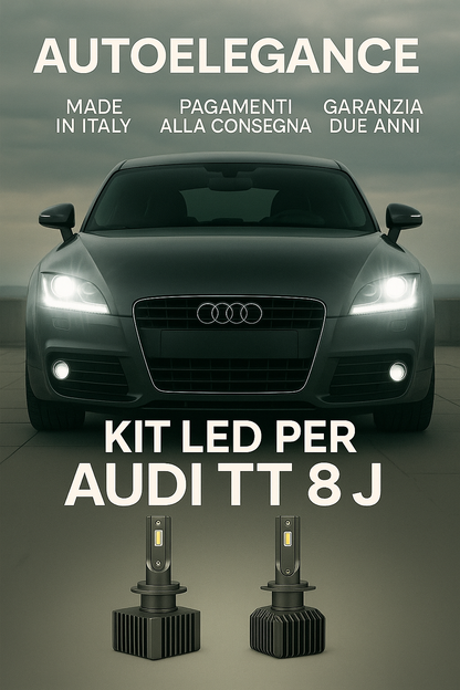 ⭐KIT LED D1S 6000K Anabbaglianti per Audi TT 8J | Bianco CANBUS⭐