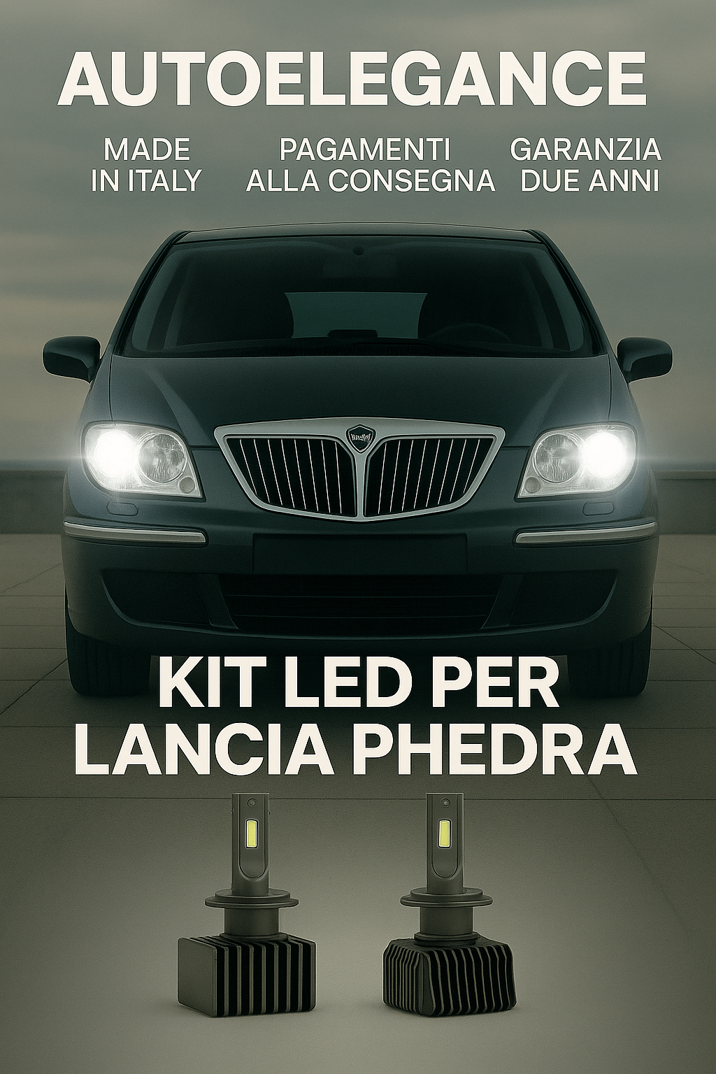 ⭐KIT LED D1S 6000K Anabbaglianti per Lancia Phedra | Bianco CANBUS⭐