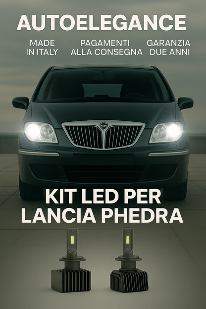 ⭐KIT LED D1S 6000K Anabbaglianti per Lancia Phedra | Bianco CANBUS⭐