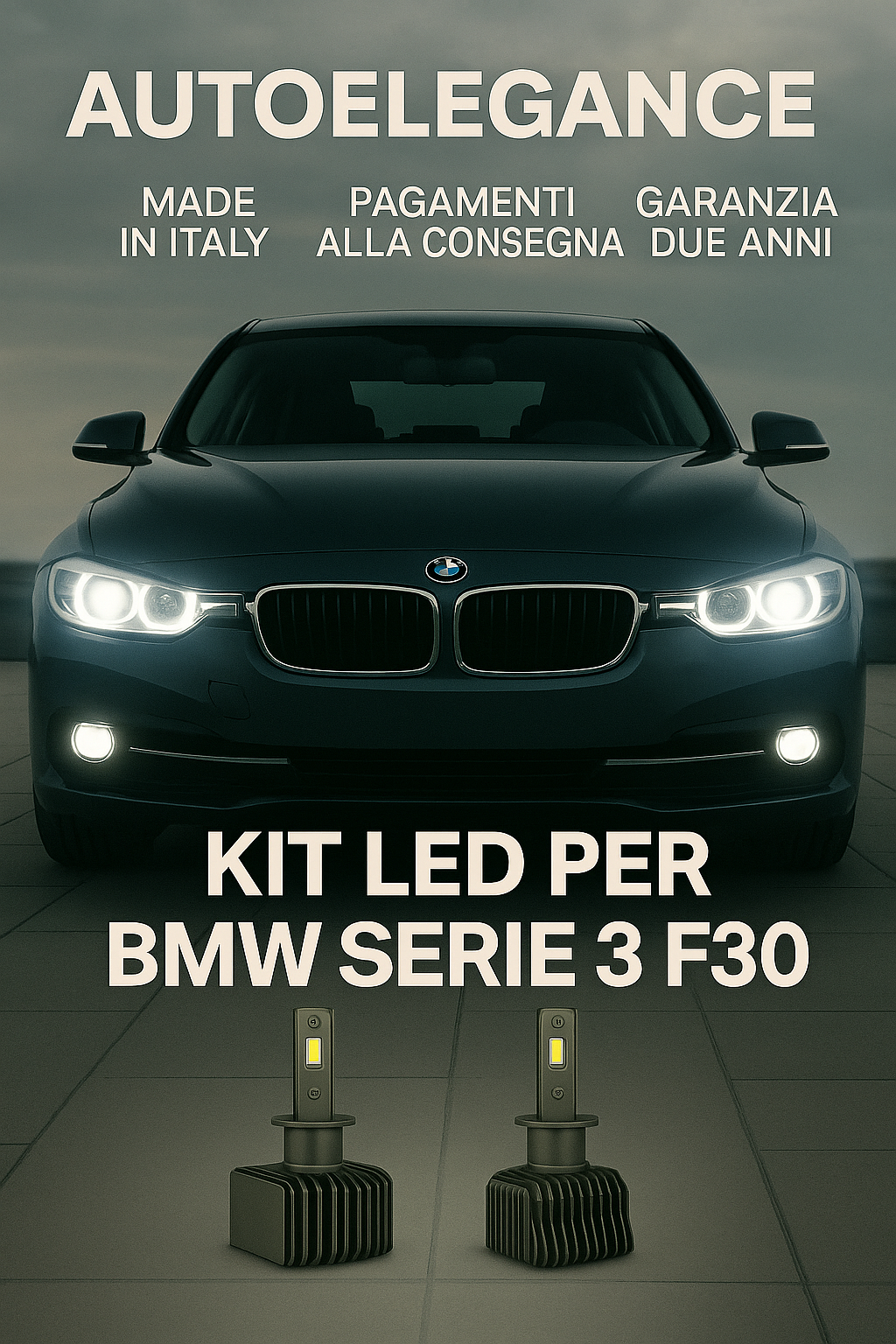 ⭐KIT LED D1S 6000K Anabbaglianti per BMW Serie 3 F30 | Bianco CANBUS⭐