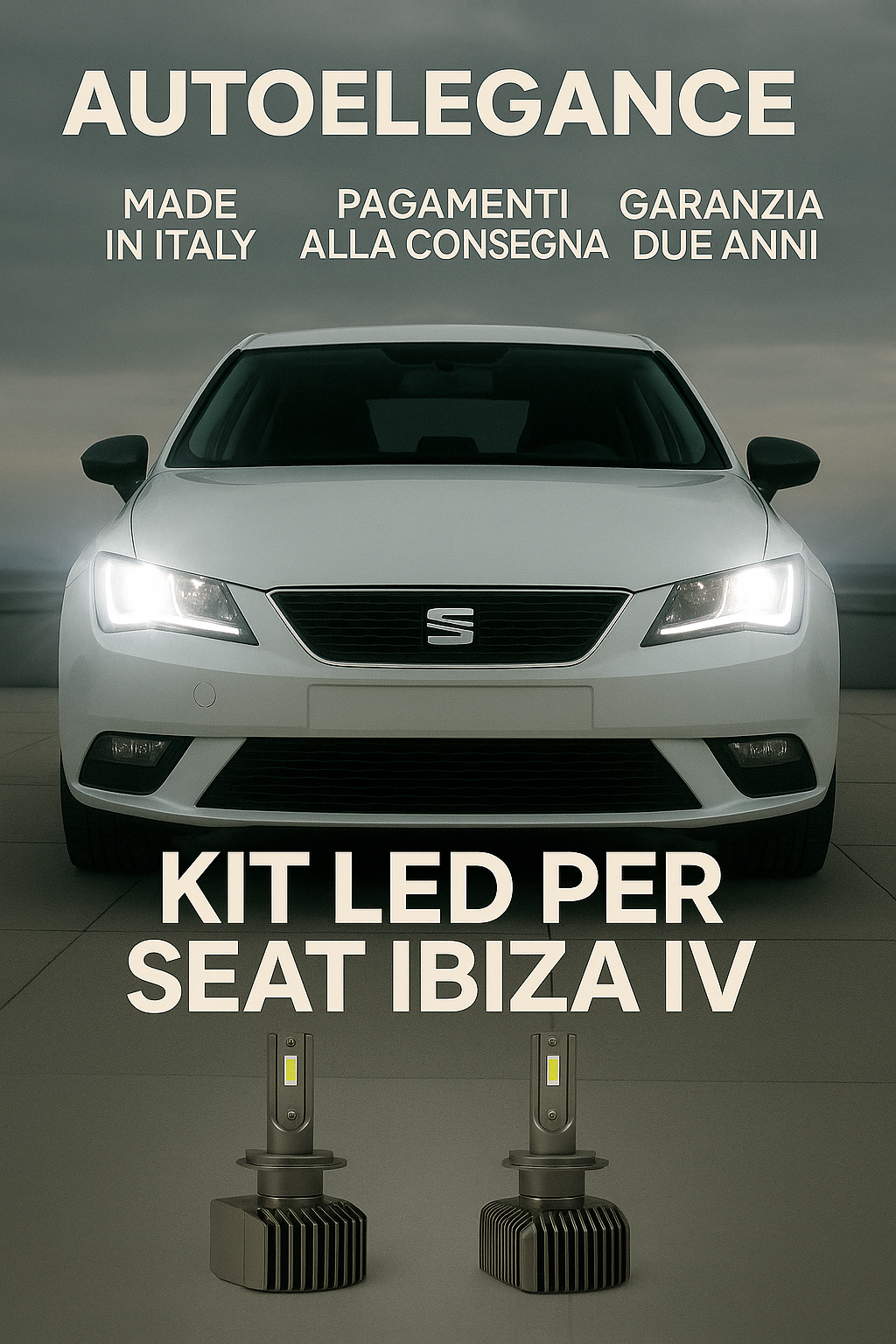 ⭐KIT LED D1S 6000K Anabbaglianti per Seat Ibiza IV | Bianco CANBUS⭐ (Copia)