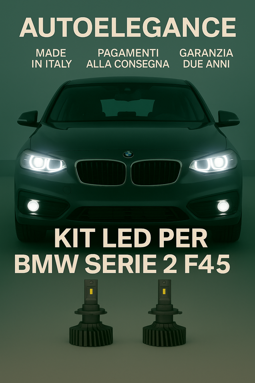 🔥KIT LED D1S 6000K Anabbaglianti per BMW Serie 2 F45 | Bianco CANBUS🔥