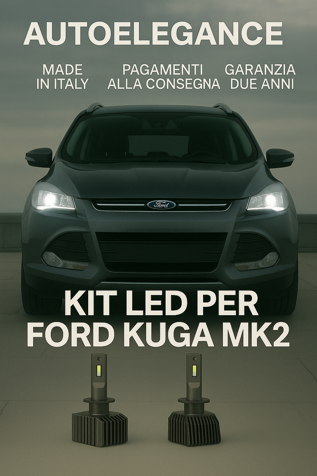 🔥KIT LED D3S 6000K Anabbaglianti per Ford Kuga MK2 Restyling | Bianco CANBUS🔥 (Copia)