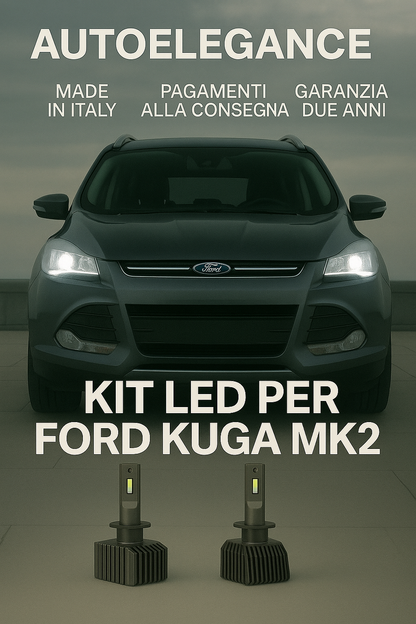 🔥KIT LED D3S 6000K Anabbaglianti per Ford Kuga MK2 Restyling | Bianco CANBUS🔥 (Copia)