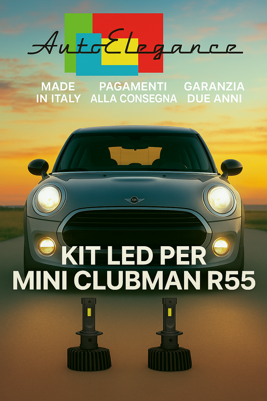 🔥KIT LED D1S 6000K Anabbaglianti per Mini Clubman R55 | Bianco CANBUS🔥