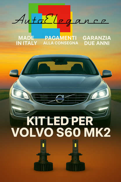 🔥KIT LED D3S 6000K Anabbaglianti per Volvo S60 MK2 | Bianco CANBUS🔥
