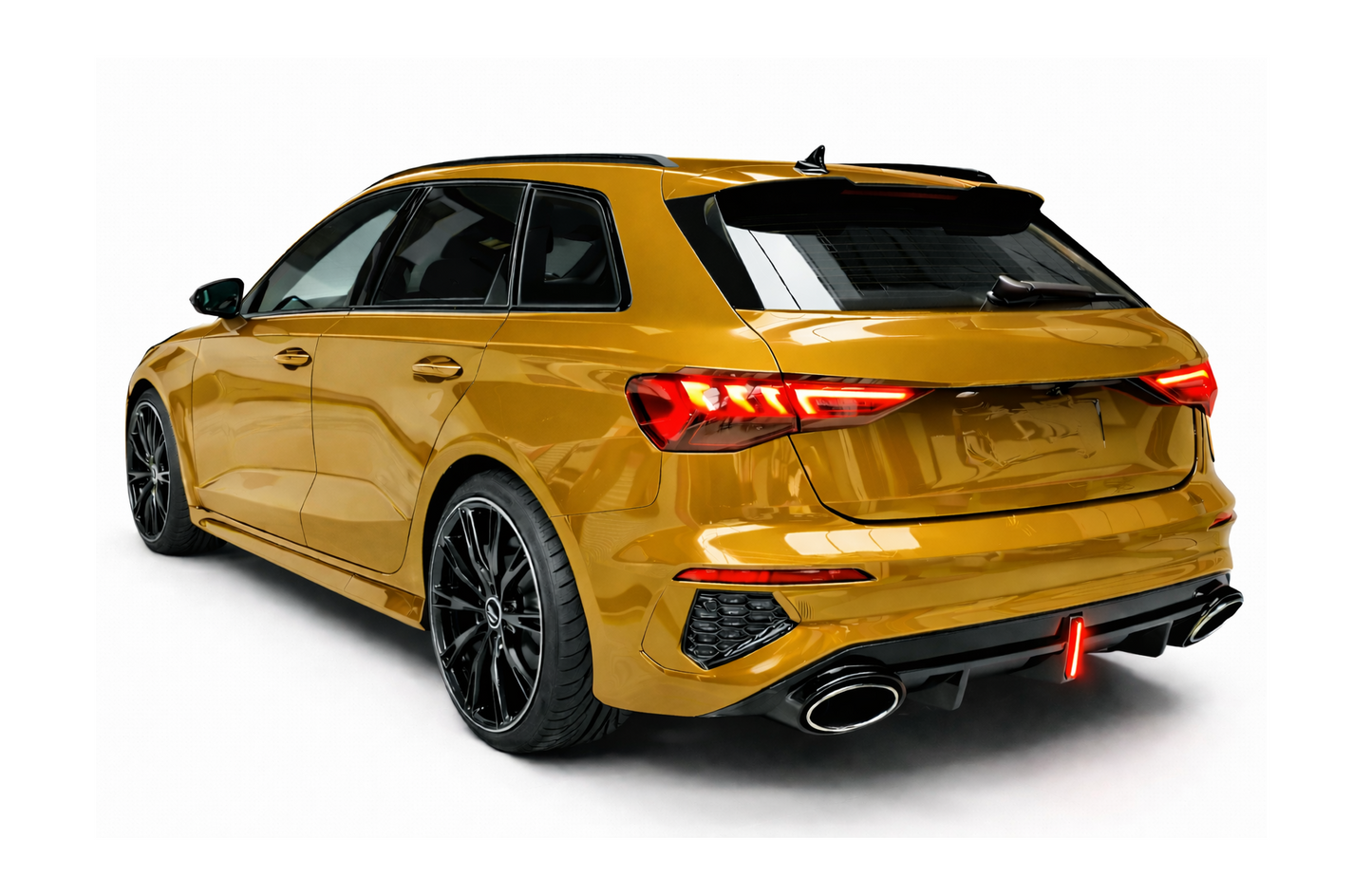 💫Diffusore Posteriore con LED per Audi A3 S-line RS3 2021-2024💫