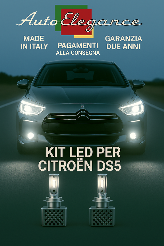 💫KIT LED D1S 6000K Anabbaglianti + Fendinebbia per Citroën DS5 |Bianco CANBUS💫