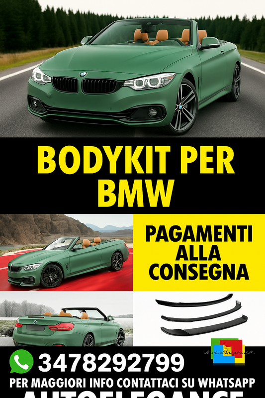 ⭐Bodykit Adatto Per   BMW 4 Cabrio F33⭐