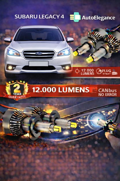 🔥KIT LED PER SUBARU LEGACY 4 ANABAGLIANTI H7 CANBUS Bianco 6500K 360 gradi🔥